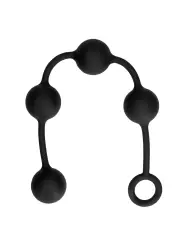 BOLAS ANAIS EM SILICONE LARGE OUCH! PRETAS