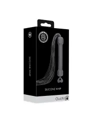 CHICOTE EM SILICONE PRETO OUCH!