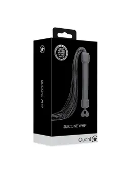 CHICOTE EM SILICONE PRETO OUCH!