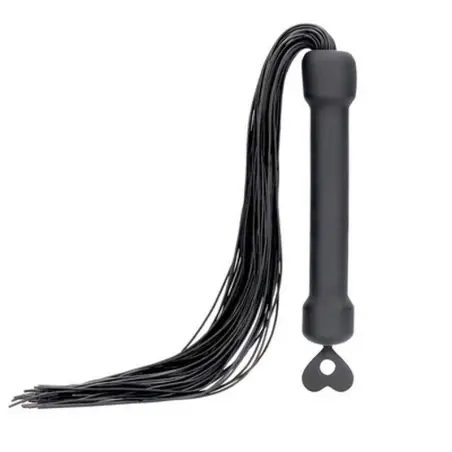 CHICOTE EM SILICONE PRETO OUCH!