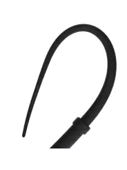 CHICOTE EM SILICONE TAIL WHIP PRETO OUCH! 