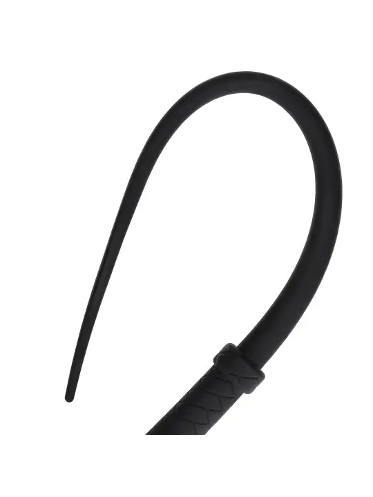 CHICOTE EM SILICONE TAIL WHIP PRETO OUCH! 