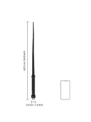 CHICOTE EM SILICONE TAIL WHIP PRETO OUCH! 