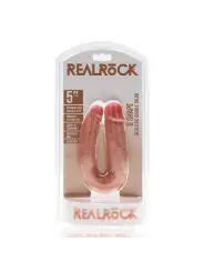 DILDO DUPLO U SHAPED DOUBLE DILDO 5 / 12,7 CM REALROCK