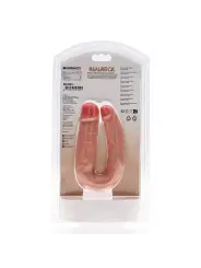 DILDO DUPLO U SHAPED DOUBLE DILDO 5 / 12,7 CM REALROCK