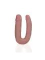 DILDO DUPLO U SHAPED DOUBLE DILDO 5 / 12,7 CM REALROCK