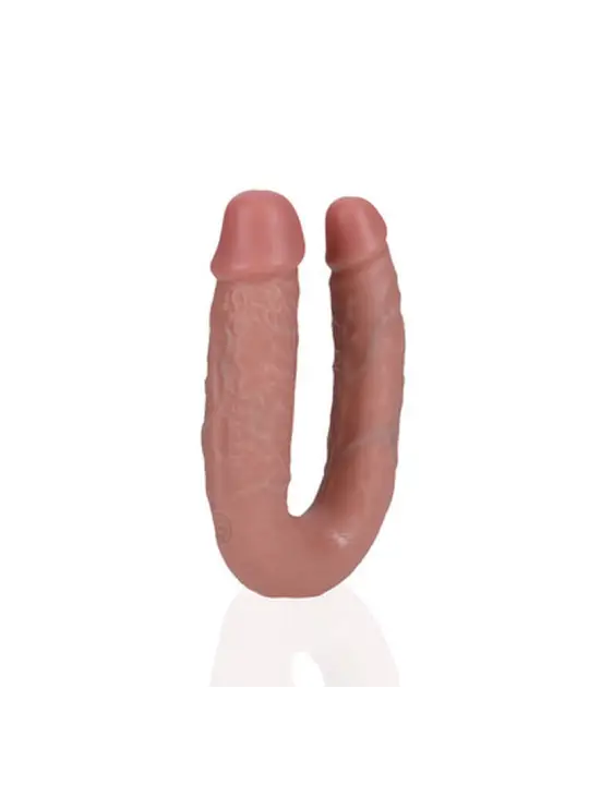DILDO DUPLO U SHAPED DOUBLE DILDO 5 / 12,7 CM REALROCK
