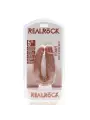 DILDO DUPLO U SHAPED DOUBLE DILDO 5 / 12,7 CM TAN REALROCK