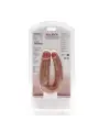 DILDO DUPLO U SHAPED DOUBLE DILDO 5 / 12,7 CM TAN REALROCK