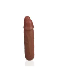DILDO DUPLO U SHAPED DOUBLE DILDO 5 / 12,7 CM TAN REALROCK