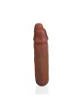 DILDO DUPLO U SHAPED DOUBLE DILDO 5 / 12,7 CM TAN REALROCK
