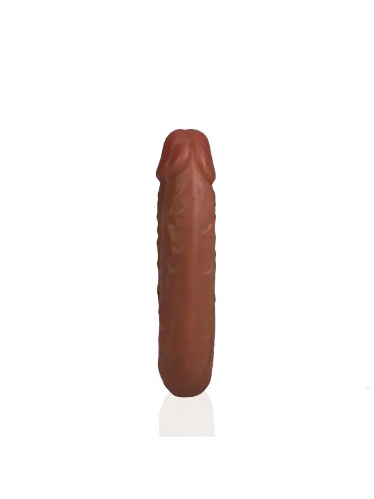 DILDO DUPLO U SHAPED DOUBLE DILDO 5 / 12,7 CM TAN REALROCK