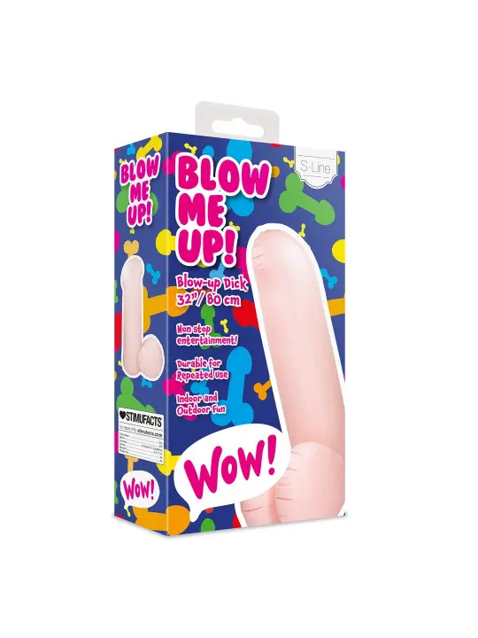 PÉNIS INSUFLÁVEL GIGANTE 32''/ 80 CM S-LINE