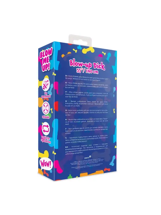 PÉNIS INSUFLÁVEL GIGANTE 55''/ 140 CM S-LINE