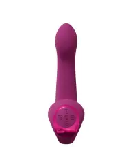 VIBRADOR RIKO COM MOTOR TRIPLO PULSE WAVE STIMULATOR ROSA VIVE