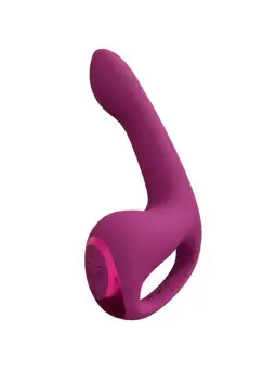 VIBRADOR RIKO COM MOTOR TRIPLO PULSE WAVE STIMULATOR ROSA VIVE