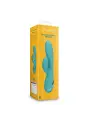 VIBRADOR COELHO INSUFLÁVEL PEACOCK BLUE LOVELINE