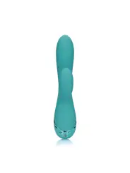 VIBRADOR COELHO INSUFLÁVEL PEACOCK BLUE LOVELINE