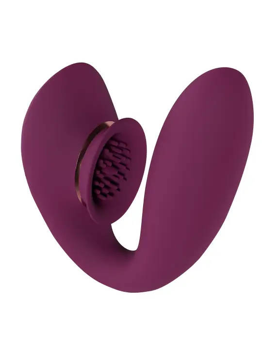 TWITCH 3 VIBRADOR RECARREGÁVEL E SUCÇÃO BORDÔ INNOVATION