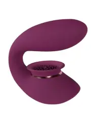 TWITCH 3 VIBRADOR RECARREGÁVEL E SUCÇÃO BORDÔ INNOVATION