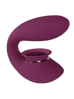 TWITCH 3 VIBRADOR RECARREGÁVEL E SUCÇÃO BORDÔ INNOVATION