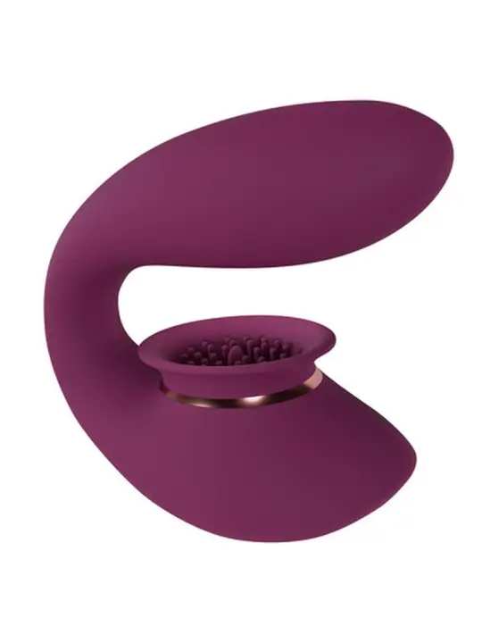 TWITCH 3 VIBRADOR RECARREGÁVEL E SUCÇÃO BORDÔ INNOVATION