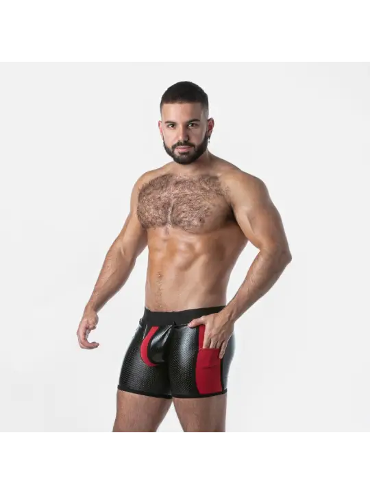BÓXER OPEN ACCESS LOCKER GEAR VERMELHO