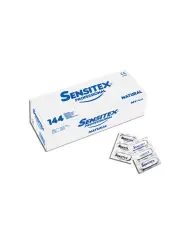 PRESERVATIVOS PROFISSIONAIS NATURAIS 144 UNIDADES SENSITEX