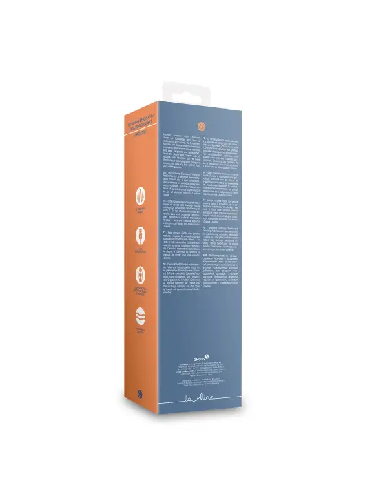 VIBRADOR COM PÉROLAS ROTATIVAS E IMPULSO RABBIT BLUE NOVA LOVELINE