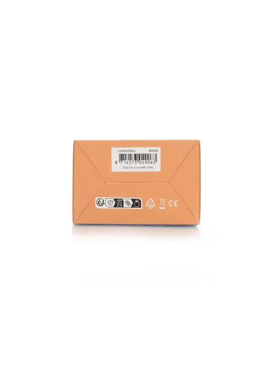 VIBRADOR COM PÉROLAS ROTATIVAS E IMPULSO RABBIT BLUE NOVA LOVELINE