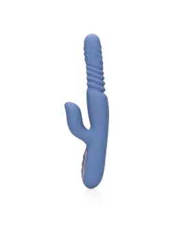 VIBRADOR COM PÉROLAS ROTATIVAS E IMPULSO RABBIT BLUE NOVA LOVELINE