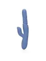 VIBRADOR COM PÉROLAS ROTATIVAS E IMPULSO RABBIT BLUE NOVA LOVELINE