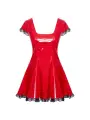 VESTIDO DE VINIL VERMELHO BLACK LEVEL