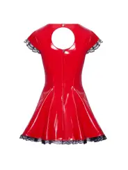 VESTIDO DE VINIL VERMELHO BLACK LEVEL