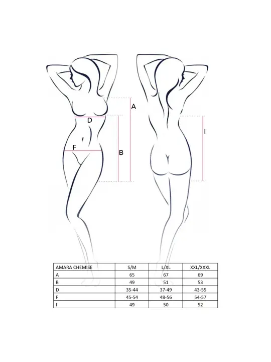 CAMISA DE NOITE E TANGA AMARA BRANCO PASSION