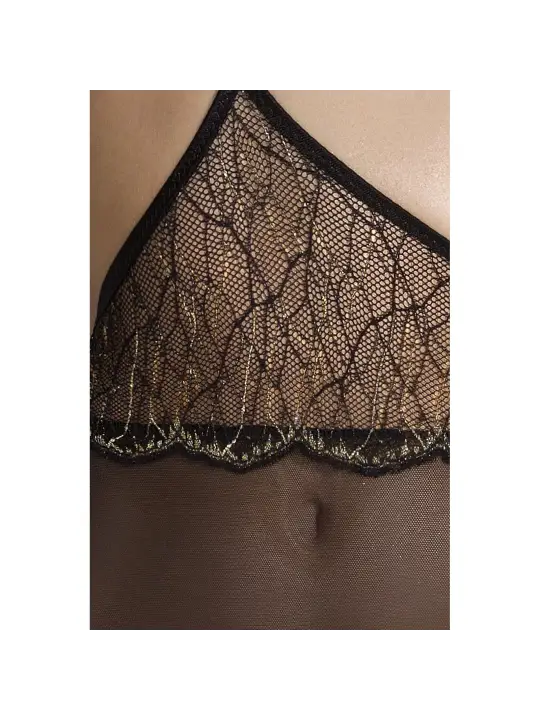 CORPETE E TANGA AMBERLY PRETO TAMANHO QUEEN PASSION