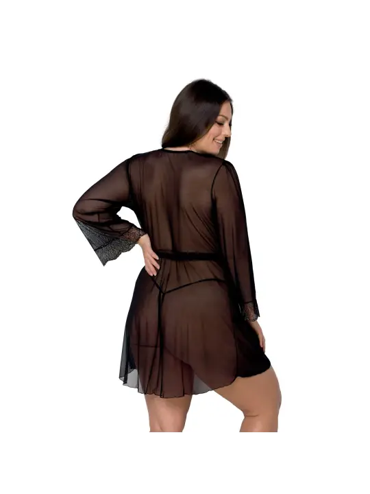 ROBE E TANGA AMBERLY PRETO TAMANHO QUEEN PASSION