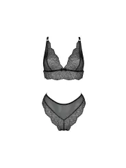 CONJUNTO DE 2 PEÇAS AMBERLY PRETO TAMNHO QUEEN PASSION