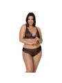 CONJUNTO DE 2 PEÇAS AMBERLY PRETO TAMNHO QUEEN PASSION