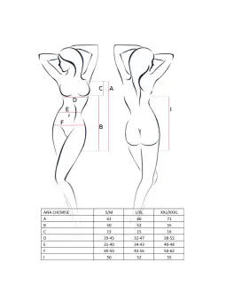 CAMISA DE NOITE E TANGA ANA PRETO PASSION