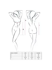 CAMISA DE NOITE E TANGA ANGEL BEGE PASSION