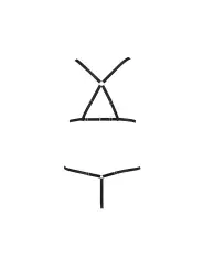 CONJUNTO DE 2 PEÇAS ARMANDA PRETO DEVIL COLLECTION PASSION