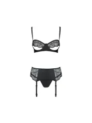 CONJUNTO DE 3 PEÇAS ASTRIDA PRETO PASSION