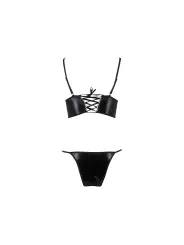 CONJUNTO DE 2 PEÇAS ASUNA PRETO EROTIC LINE PASSION