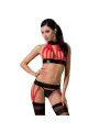 CONJUNTO DE 3 PEÇAS AZIZA VERMELHO DEVIL COLLECTION PASSION