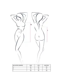 CAMISA DE NOITE E TANGA BELLATRIX PRETO PASSION