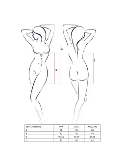 CAMISA DE NOITE E TANGA BERYL PRETO PASSION