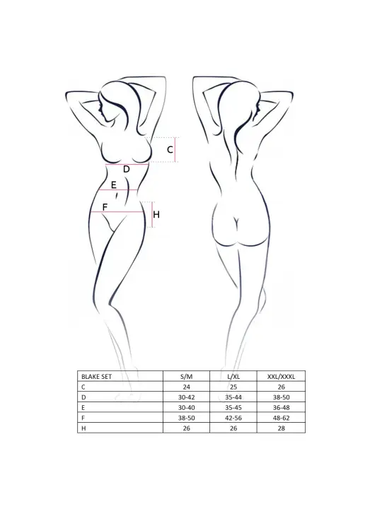 CONJUNTO DE 3 PEÇAS BLAKE PRETO PASSION