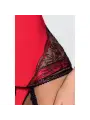 CORPETE E TANGA BRIDA VERMELHO PASSION