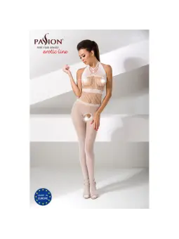 CATSUIT BS048 BRANCO EROTIC LINE PASSION 